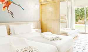 Familjerum mot trädgård