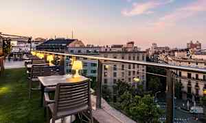 Utsikt från takbaren