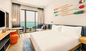 Dubbelrum med havsutsikt