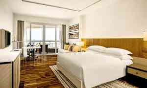 Dubbelrum deluxe på högre våningsplan med havsutsikt