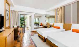 Dubbelrum mot havet - terrass