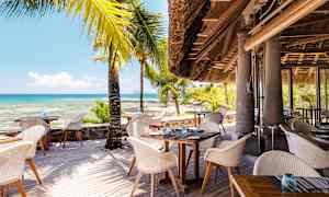 À la carte-restaurang med underbar utsikt