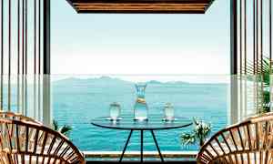 Dubbelrum superior med havsutsikt