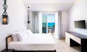 Dubbelrum mot havet, med 2 extrabäddar