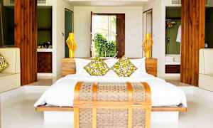 Dubbelrum med balkong och begränsad havsutsikt