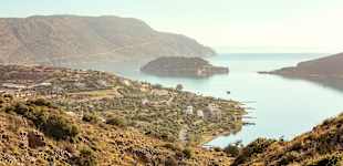 Utsikt över ön Spinalonga