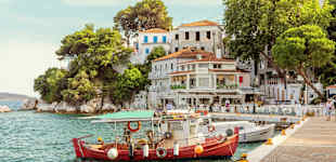 Skiathos stad