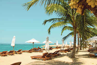 Strand på Bali