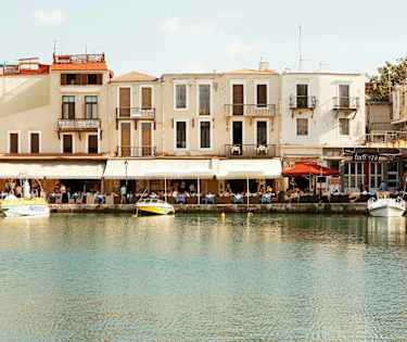 Gamla hamnen i Rethymnon