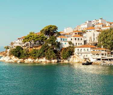 Skiathos stad