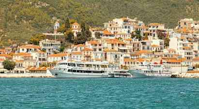 I filmen Mamma Mias fotspår