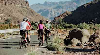 Upptäck Gran Canaria på elcykel: Lugnt tramp till Ayagaures