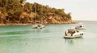 Segling – södra Thassos