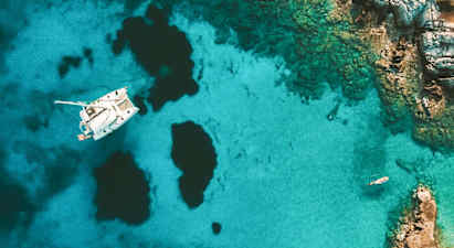 Katamarantur till Dia Island