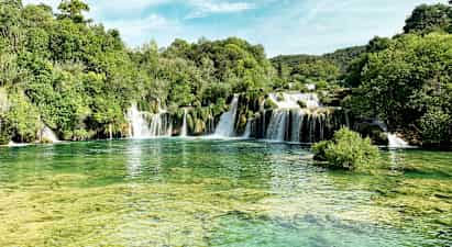 Krka vattenfall och nationalpark samt Šibenik