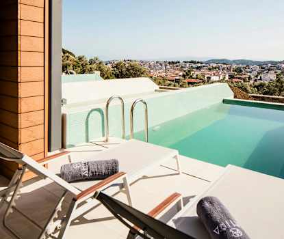 Dubbelrum superior med privat pool