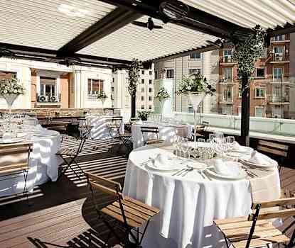 Hotellets terrass