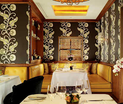 Hotellets prisbelönta restaurang, Seven Park Place