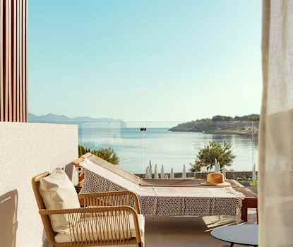 Prime Lounge Suite mindre 1 rum, stor balkong med havsutsikt