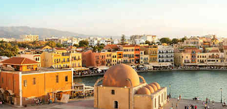 Chaniakusten, Chania stad