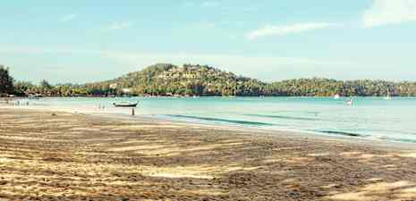 Stranden nedanför Sunwing Bangtao Beach