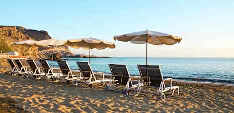 Stranden vid Ocean Beach Club