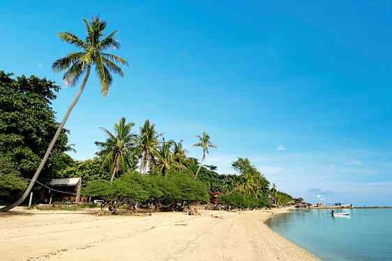 Sunset Beach, även kallad Hat Rin, Koh Pha Ngan