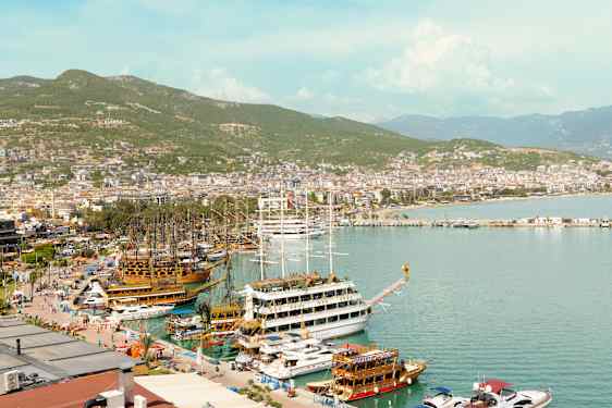 Hamnen i Alanya