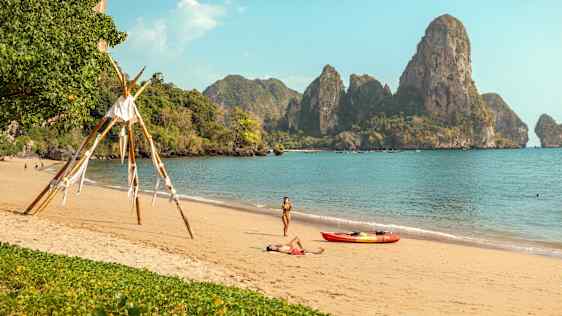 Strand i Ao Nang Thailand