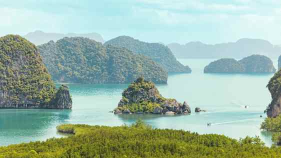 Öar i Phang Nga, Thailand