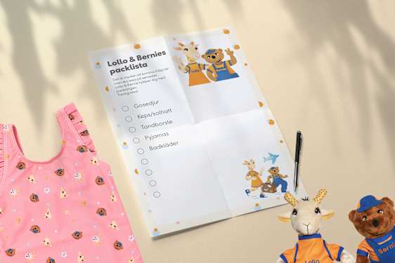 Packlista inför semestern
