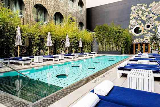 Cityresa med pool på hotellet i New York