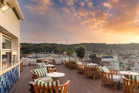 La Terraza på Hotel Ercilla de Bilbao.