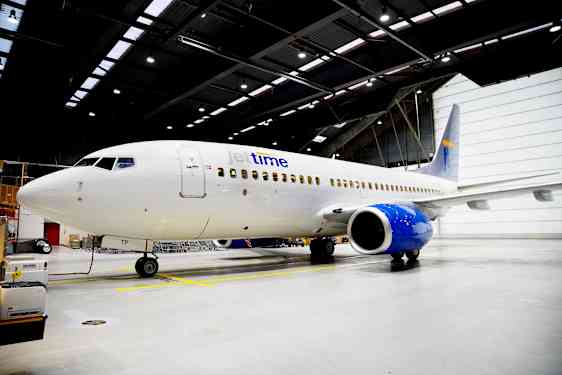 Flygplan från Jettime