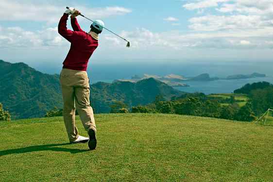 Golfspelare.på Madeira