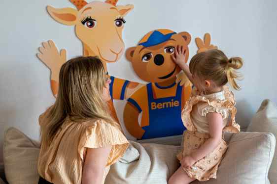 Anine Stang med barn