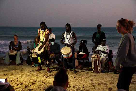 Underhållning på stranden