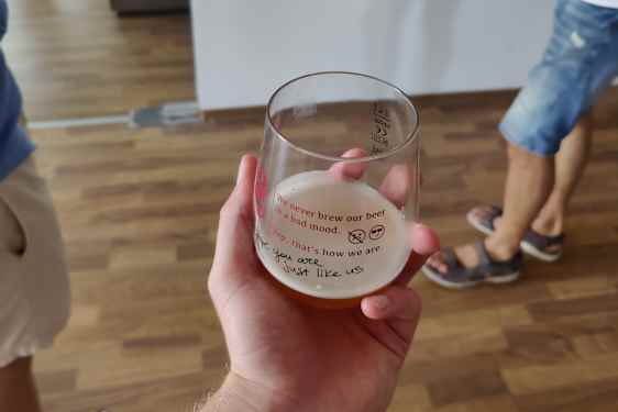 Ölprovning på bryggeri