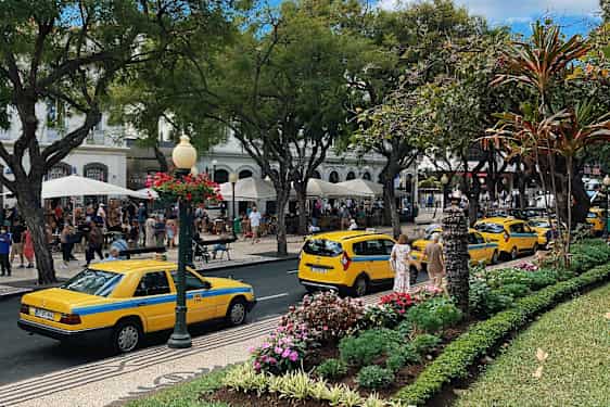 Taxibilar på Madeira