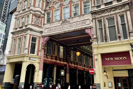 Ingången till Leadenhall Market