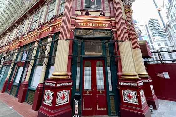 Detaljer från Leadenhall Market.