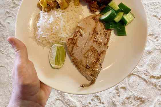 Tallrik med Maldivisk mat