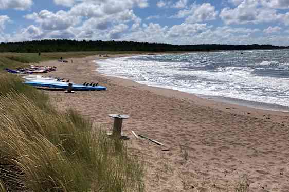 Stranden Paradiisi på Hiiumaa