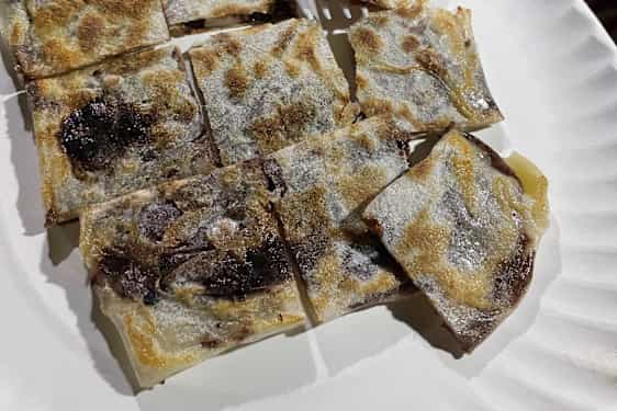 Pizza med Nutella och kokos