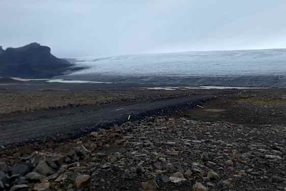 Glaciär på Island