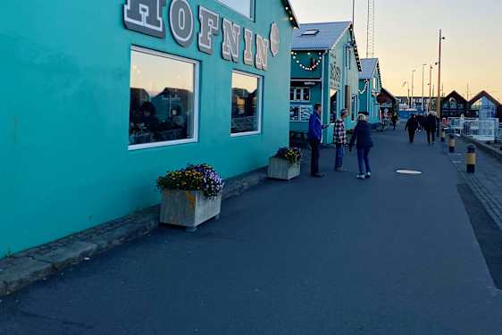 Den gamla hamnen i Reykjavik