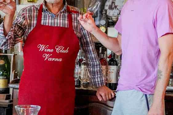 Bulgarisk sommelier och Mathias