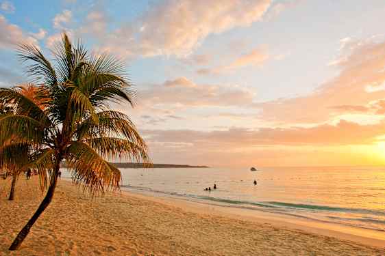 Solnedgång på Jamaica