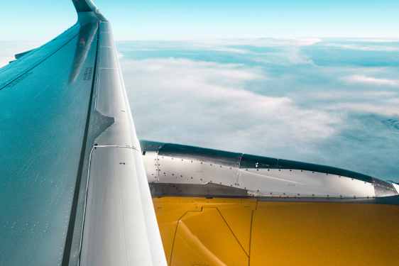 Flygplansvinge Sunclass Airlines