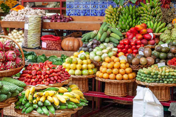 Färska frukter ser lockande ut på marknaden